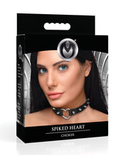 Load image into Gallery viewer, Spiked Heart Choker from the Master Series Jewelry
