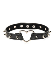 Afbeelding laden in Galerijviewer, Spiked Heart Choker uit de Master Series Sieraden
