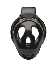 Load image into Gallery viewer, Ultimate Black Double Ring Chastity Cage for Beginners
