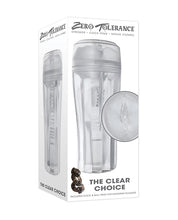 Load image into Gallery viewer, Crystal Clear Pleasure Stroker - Transparent
