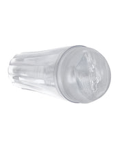 Load image into Gallery viewer, Crystal Clear Pleasure Stroker - Transparent
