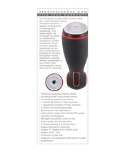 Lataa kuva gallerian katseluohjelmaan, Ultimate Pleasure Stroker - Black/Red
