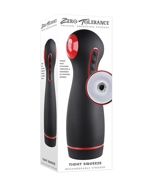 Ultimate Pleasure Stroker - Zwart/Rood