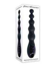 Indlæs billede i gallerifremviser, Zero Tolerance Backdoor Baton Beaded Anal Vibrator - Black
