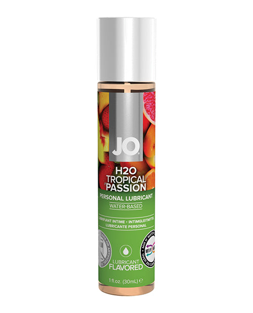 JO H2O Tropical Passion Lubricant 1 Oz Water Based Flavored