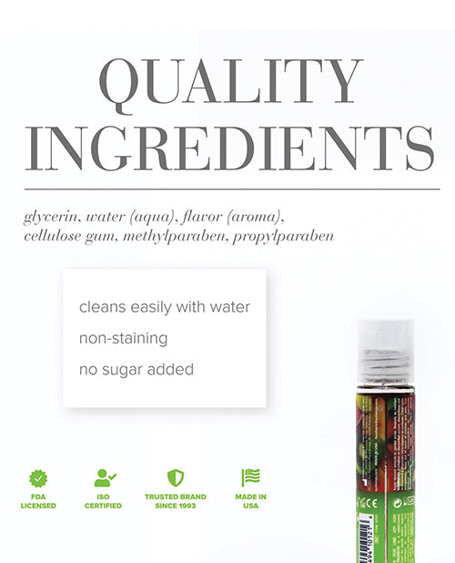 JO H2O Tropical Passion Lubricant 1 Oz Water Based Flavored