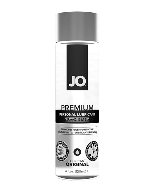JO Premium Original Silicone Lubricant 4 Oz Long Lasting Glide