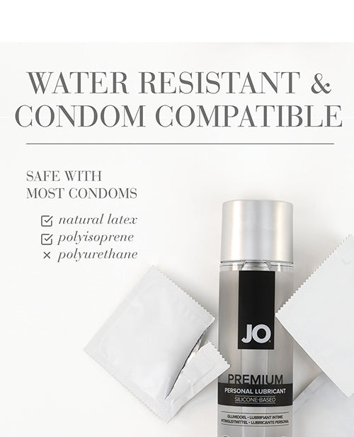 JO Premium Original Silicone Lubricant 4 Oz Long Lasting Glide