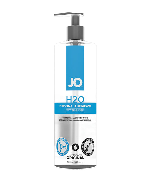 JO H2O Original Water Based Lubricant Silky Glide 16 Oz