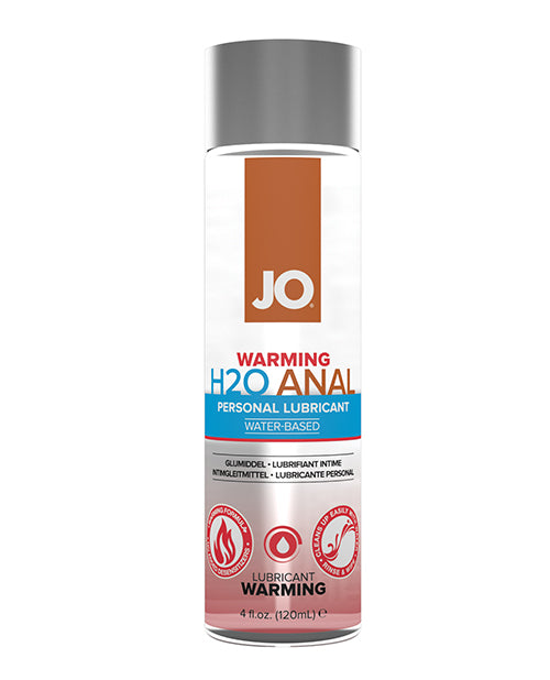 JO H2O Anal Warming Water Based Lubricant For Anal Play 4 Oz