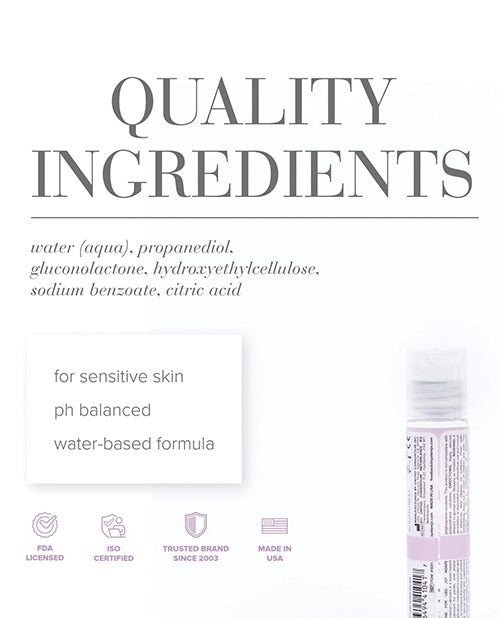 JO Agape Original Lubricant Water Based pH Balanced Personal Lubricant 1 Oz