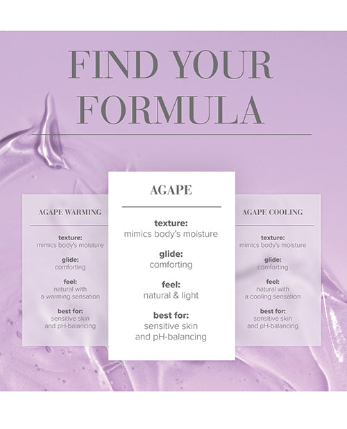 JO Agape Original Lubricant Water Based pH Balanced Personal Lubricant 1 Oz