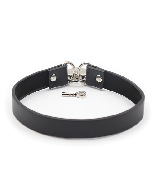 #1 - Plesur PVC Collar w/Heart Lock