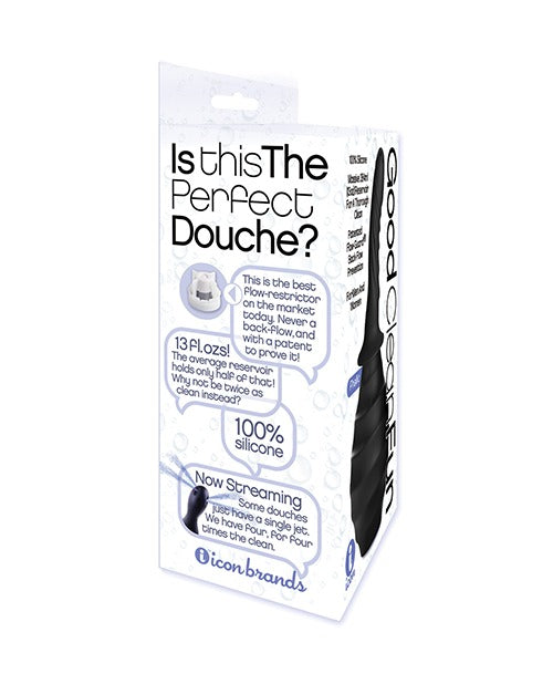 Kit doccia anale fallico in silicone Good Clean Fun per l'igiene intima