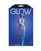 Cargue la imagen en el visor de la galería, Bodystocking y tanga blancos de punto floral brillante Lights Get Low, talla única
