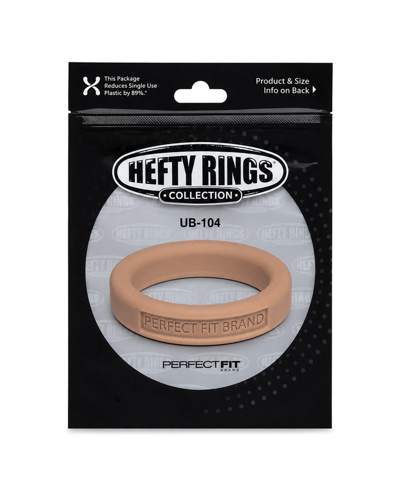 Cargue la imagen en el visor de la galería, Anillo de pene clásico de silicona Perfect Fit, ajuste medio, blanco
