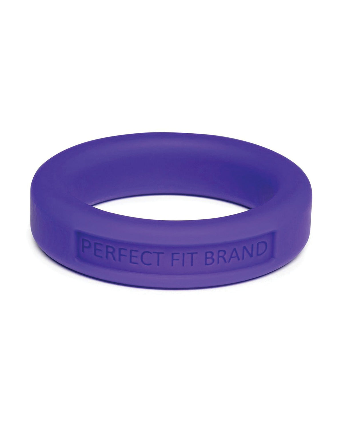 Perfect Fit Silicone Penis Ring 1.75 Inch Purple Medium Stretch
