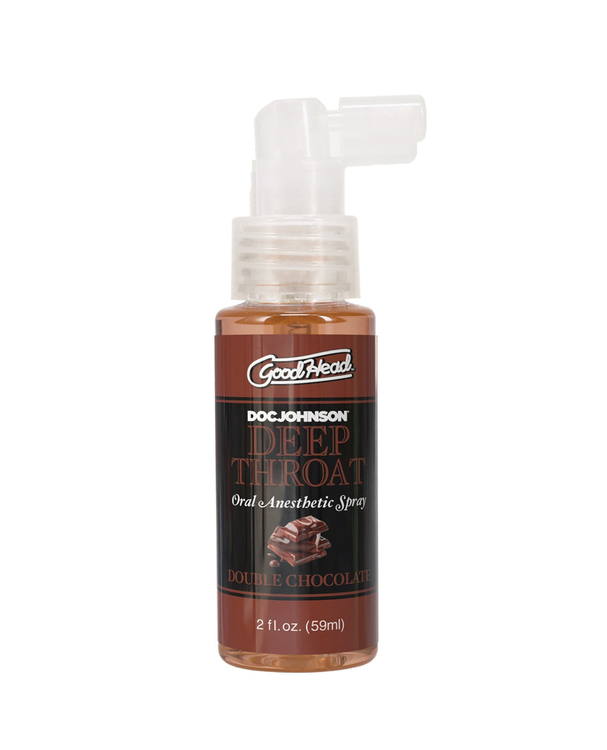 GoodHead doustny spray znieczulający 2 Oz o smaku podwójnej czekolady, łagodzący nadwrażliwość
