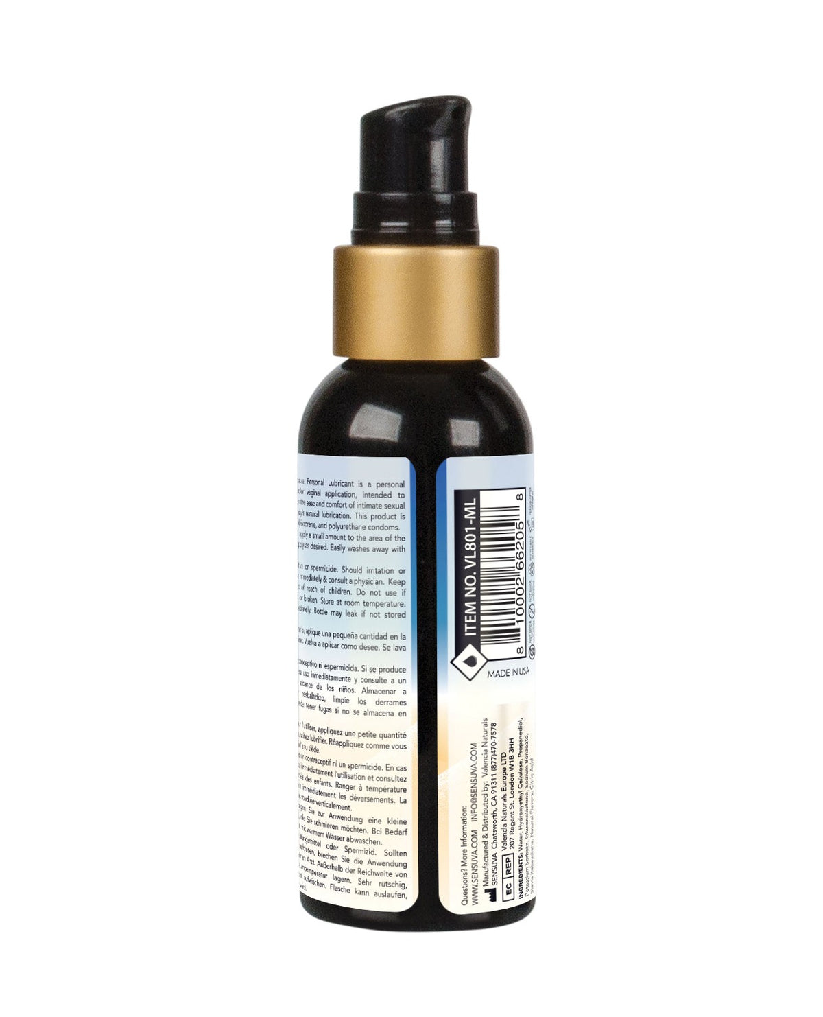 Sensuva Jelly naturalny lubrykant na bazie wody, 2 Oz