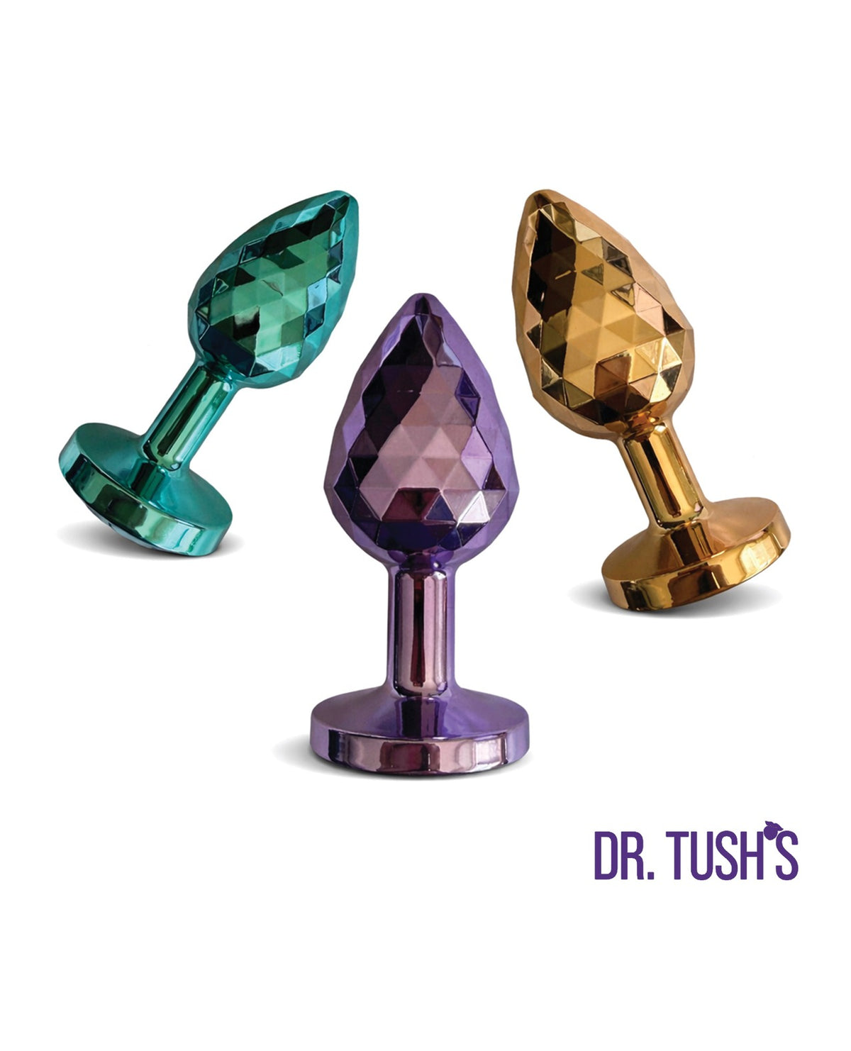Ensemble de plugs anaux métalliques Dragon Pearls Dr Tush, petit, moyen et grand