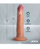 Bild in den Galerie-Viewer laden, Curve Toys Jock Dual Density realistischer ejakulierender Silikon-Dildo
