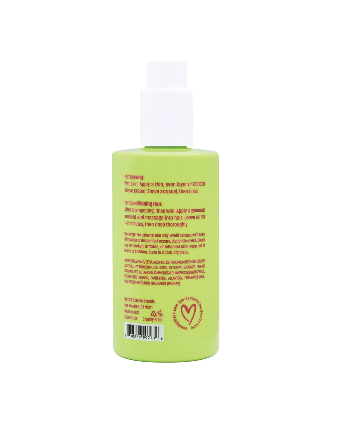 Coochy Melon Madness krem do golenia okolic bikini i higieny intymnej, 8 oz