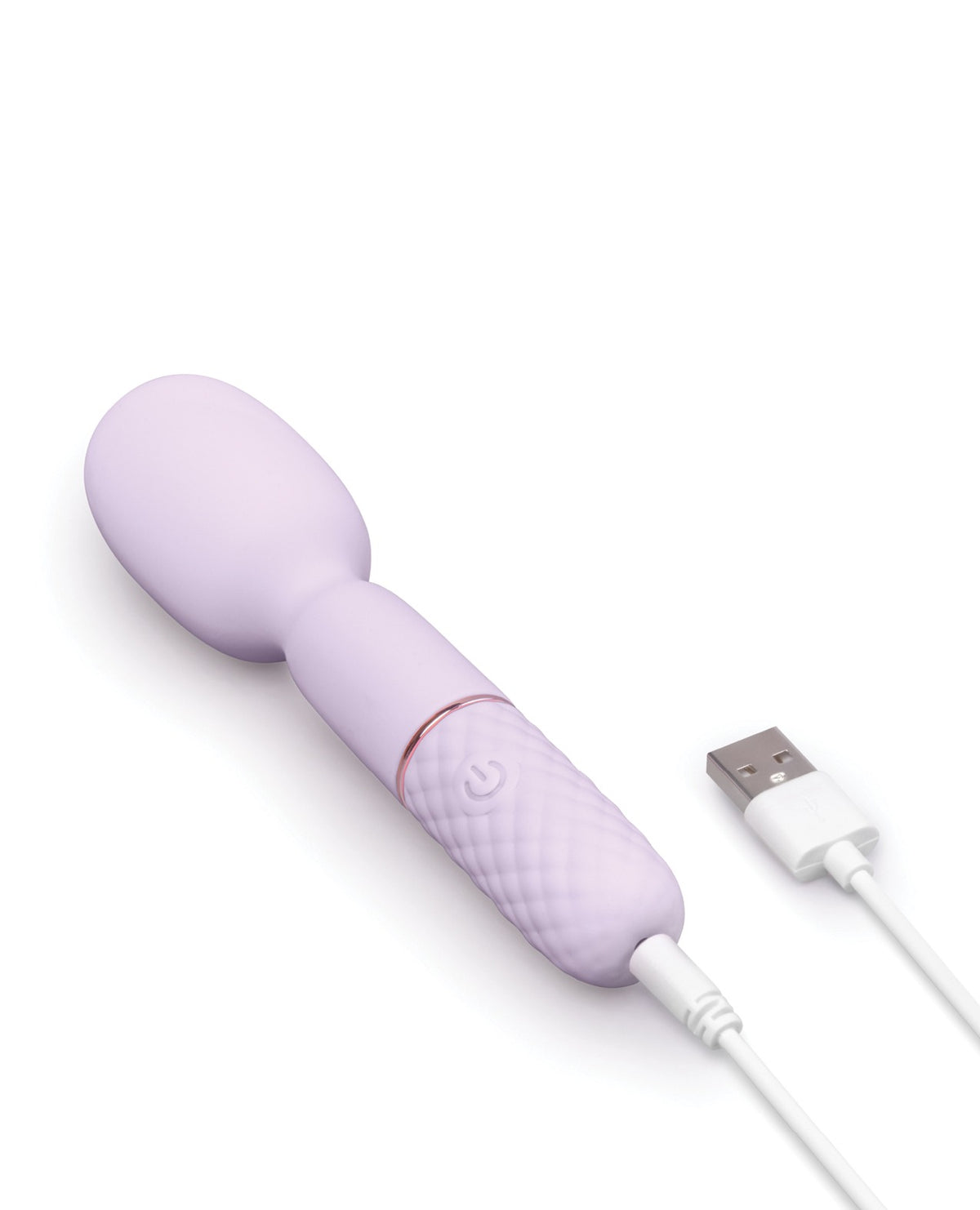Mini vibrador varita Diamond Tease con cabezal flexible y múltiples ajustes