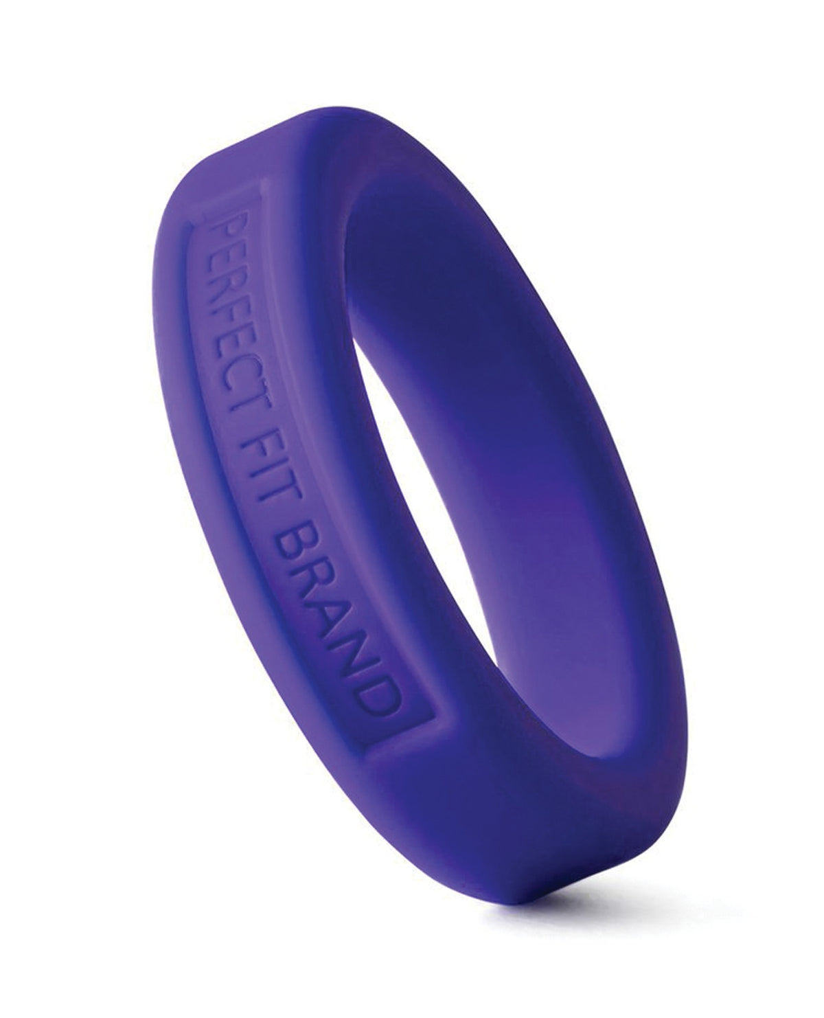Perfect Fit Silicone Penis Ring 1.75 Inch Purple Medium Stretch