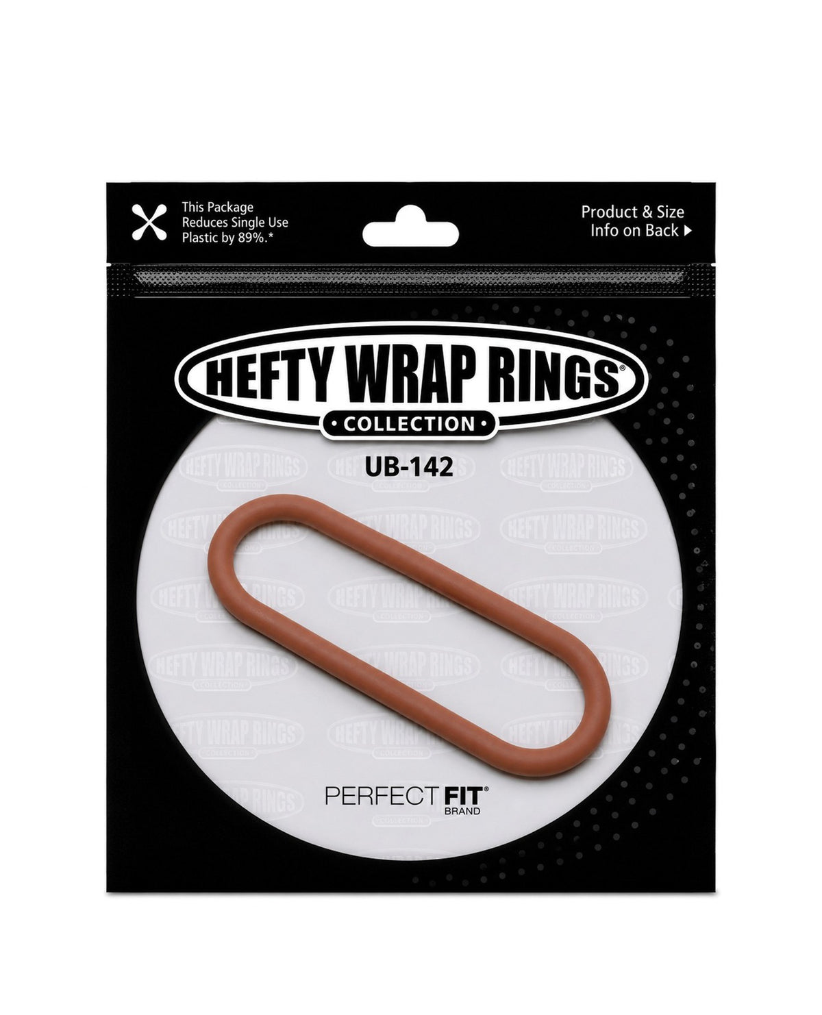 Perfect Fit Adjustable 9 Inch Silicone Wrap Ring Tan Body Safe