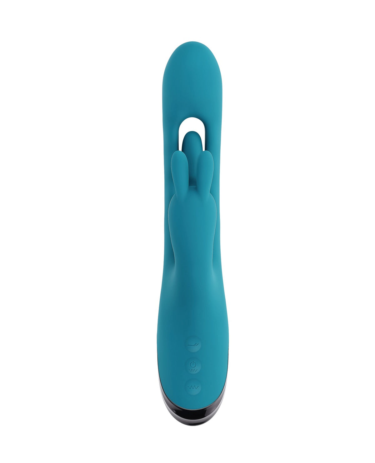 Evolved turkos rabbit-vibrator med oberoende klitorismotor