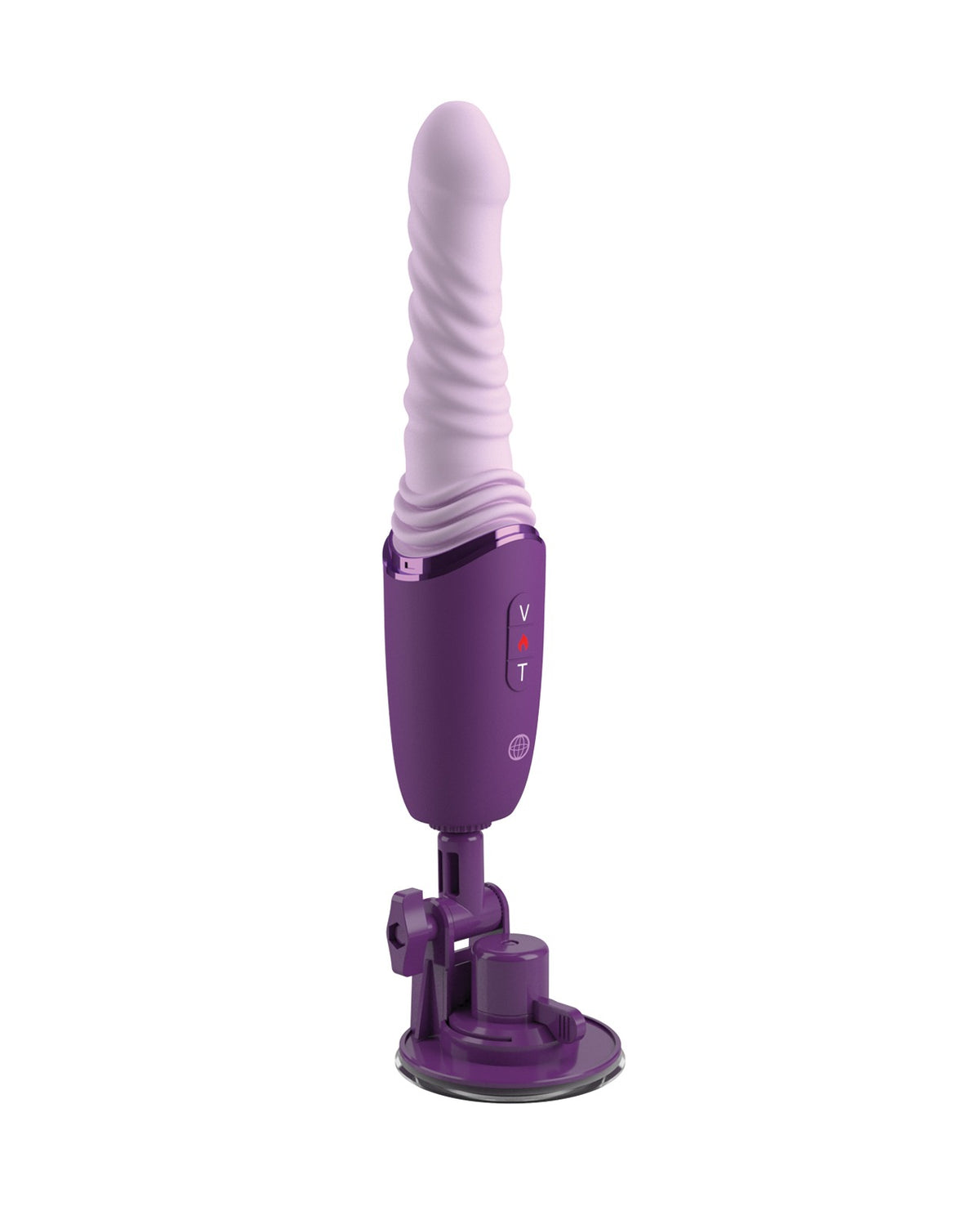 Fantasy For Her Luxe Thrust Vibrator With Warmth And Silicone Purple