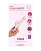 Cargue la imagen en el visor de la galería, Vibrador telescópico para clítoris y punto G Camtoyz Vessa, rosa
