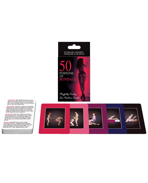 Kinky Fantasy Bondage Card Game: 50 Playful Positions