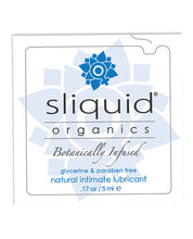 Load image into Gallery viewer, Sliquid Organics Natural Intimate Lubricant - .17 Oz Pillow
