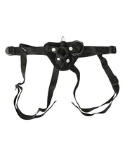 Load image into Gallery viewer, Sportsheets Vibrating Velvet Harness W-bullet - Black
