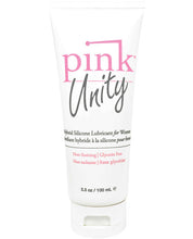 Indlæs billede i gallerifremviser, Pink Unity Hybrid Silicone Based Lubricant - 3.3 Oz Tube
