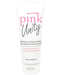 Pink Unity Hybrid Silicone Based Lubricant - 3.3 Oz Tube