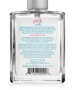 Pink Water Based Lubricant - 4 Oz Bottle W-pump