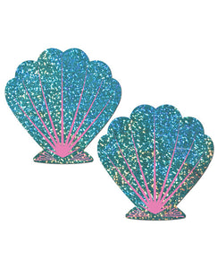 Pastease Premium Glitter Shell - Seafoam Green And Pink O-s