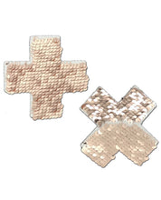 Load image into Gallery viewer, Pastease Color Changing Flip Sequins Cross
