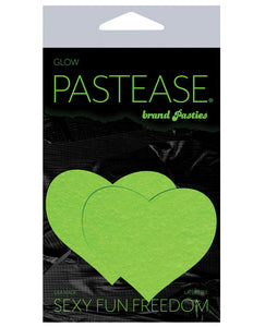Pastease Premium Heart - Glow In The Dark Green O-s
