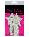 Pastease Tassle Glitter Stars - Silver O-s