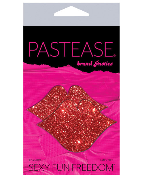 Pastease Premium Glitter Lips - Red O-s