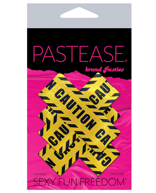 Pastease Premium Caution Cross - Black-yellow O-s