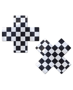 Pastease Premium Checker Cross - Black-white O-s