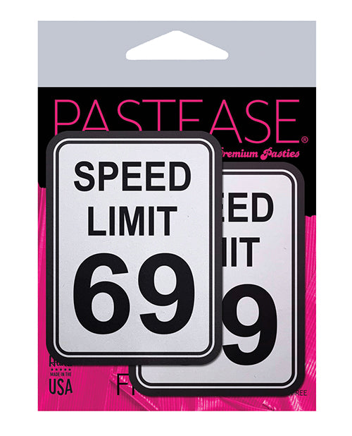 Pastease Premium Speed Limit 69 - White-black O-s