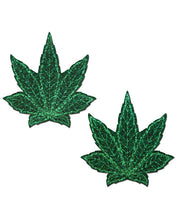 Load image into Gallery viewer, Pastease Premium Glitter Marijuana Leafs - Green O-s
