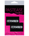Pastease Premium Censored Pastie - Black-white O-s