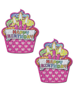 Pastease Premium Happy Birthday Cupcake - Multicolor O-s