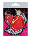 Pastease Premium Angel & Devil Glitter Heart - Red O-s